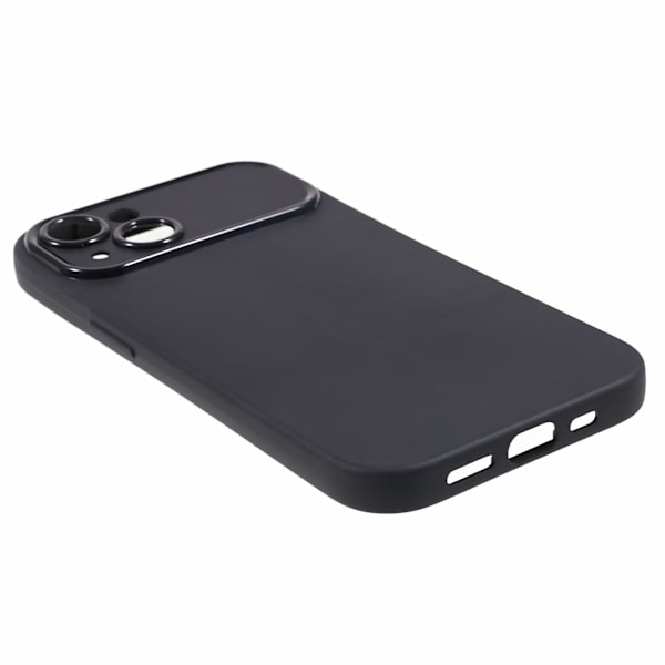 För Iphone 13 Matte Telefon Bakskal Soft Tpu Phone case Cover (exakt bakre linsutskärning) Black