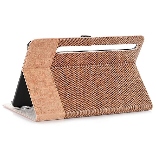 Til Samsung Galaxy Tab S9 FE Wallet Case Krydset Tekstur PU Læder Tablet Cover Multicolor Style A
