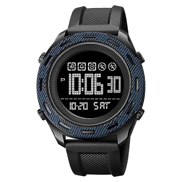 Skmei 1872 Waterprooic Watch, Urtavla:svart Denim Blue