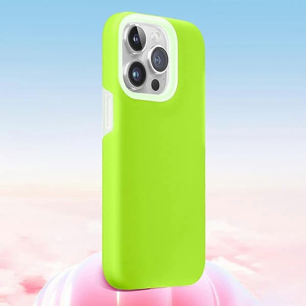 XUNDD Jelly Series Skal för iPhone 14 Pro Max Flytande Silikon+PC Baksida Multicolor Style E