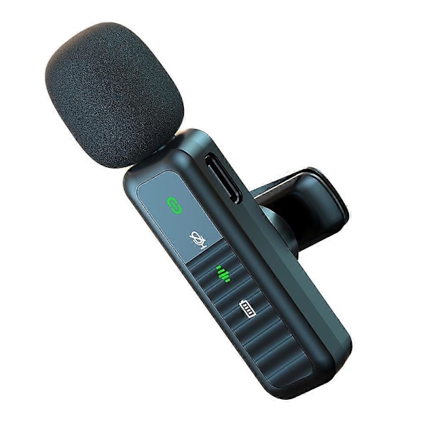 H65 3-i-1 iP/Type C/3,5 mm 2,4G Trådløs Lavalier-mikrofon med Støyreduksjon, 2 Sendere + 1