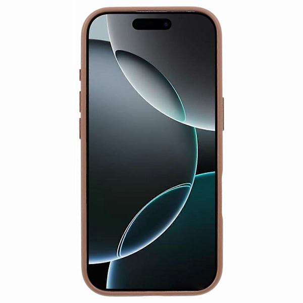 X-LEVEL Skal för iPhone 16 Pro Max PU Läderbelagd PC Anti-Rep Telefonskydd - Titanium Gold