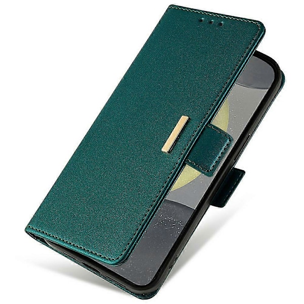 Læder Wallet Case med RFID-blokering og stativfunktion samt håndrem til Samsung Galaxy S25 Multicolor Style F