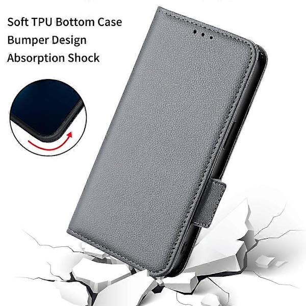 Til ZTE Blade A53/A53+ Magnetisk Lukning Telefon Etui Wallet Stand PU Læder Cover Multicolor Style D