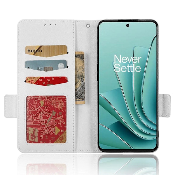 PU Læder Etui til OnePlus Nord 3 5G/Ace 2V Folio Flip Wallet Stand Telefon Cover Multicolor Style E