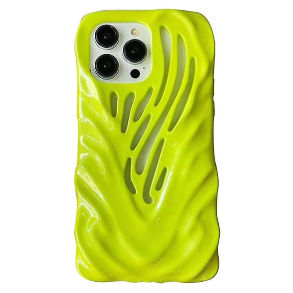 For Iphone 14 Pro Max Godteri Farge Tpu Telefondeksel Utspar Anti-fall Bakdeksel Green