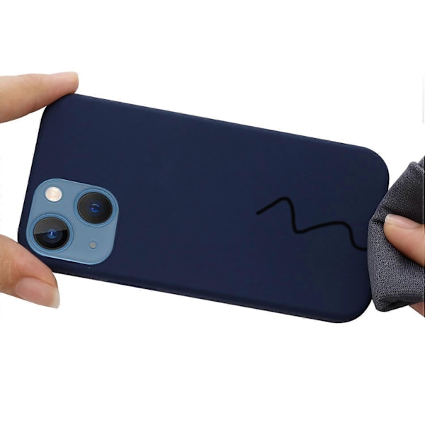iPhone 13 mini 5,4 tuuman nestemäinen silikonipuhelinkuori suojakotelo magneettiseen lataukseen Multicolor Style H