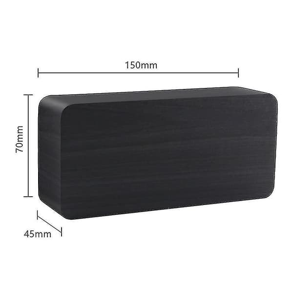 Väckarklocka Led Trä Klocka Bord Watch USB/aaa Powered Electronic Desktop Clocks-cl.