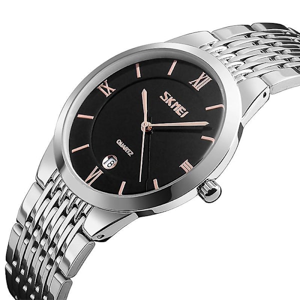 Skmei 9139 vattentät watch för män (svart guldnål) Not Specified