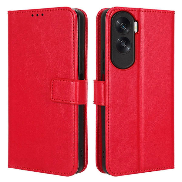 For Honor 90 Lite 5G/X50i 5G PU Lær Telefon Lommebok Etui Stativ Støtsikkert Deksel Multicolor Style B