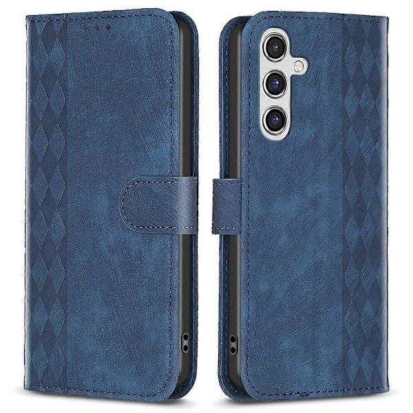 Til Samsung Galaxy A15 4G Etui Præget PU Læder Telefon Standpung Cover Multicolor Style D