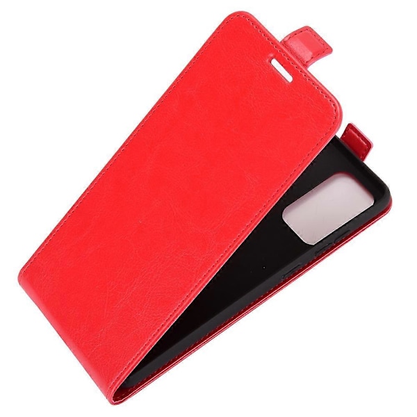 Crazy Horse Vertikal Læder Shell til Samsung Galaxy A52 4G/5G/A52s 5G Kort Holder Etui