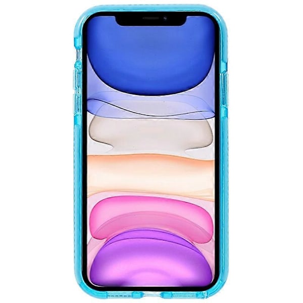 iPhone 11 Läpinäkyvä PC+TPU Puhelinkotelo Pudotussuoja Takakansi Multicolor Style F