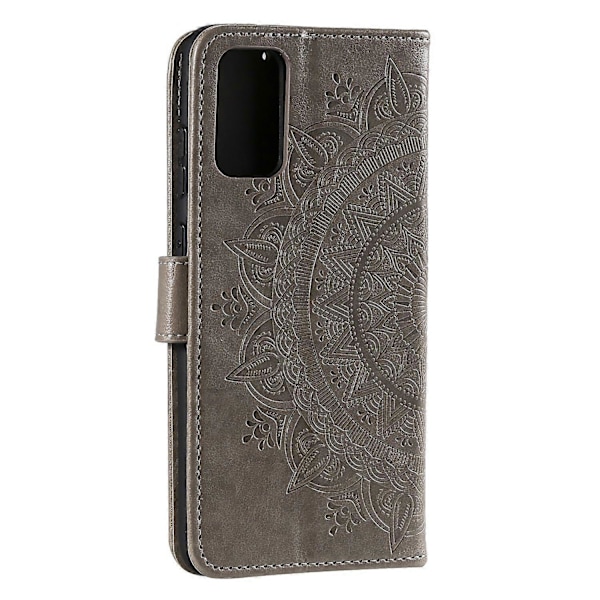 Præget Mandala Blomst Pung Læder Etui med Rem til Samsung Galaxy A52 4G/5G/A52s 5G Multicolor Style A
