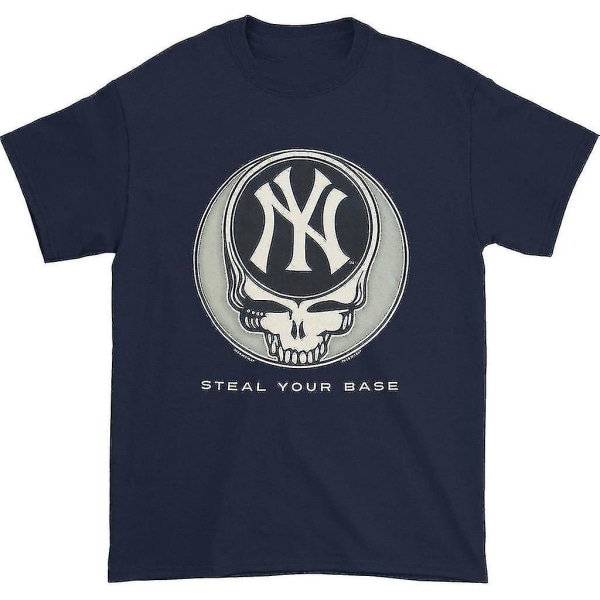 Grateful Dead New York Yankees stjäl dina bas-t-shirtkläder S