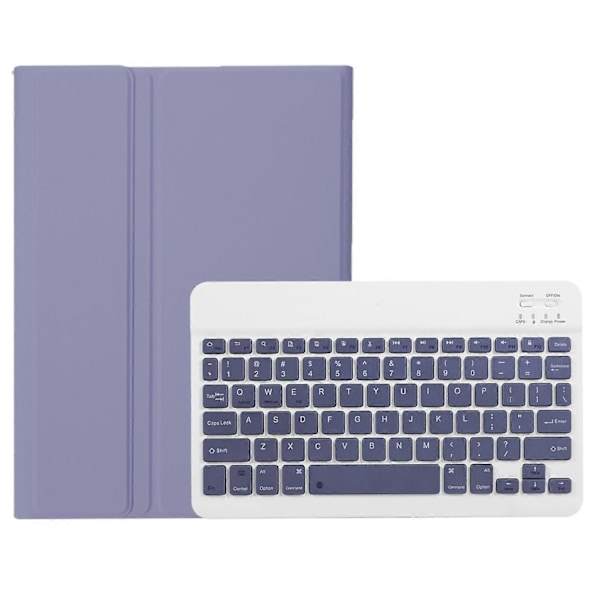 AH17 Suojakotelo Huawei MatePad 11.5 -tabletille irrotettavalla Bluetooth-näppäimistöllä, nahkainen jalustakansi Multicolor Purple