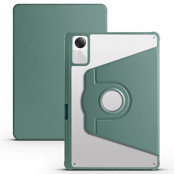 For Xiaomi Redmi Pad SE Case Lær Roterende Stativ Nettbrettdeksel Auto Sleep/Wake Multicolor Style B