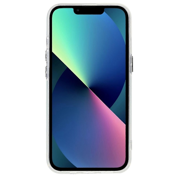 FULEXIN Slimmat Telefonskal för iPhone 15 Plus PC+TPU Skydd Dammtätt Mobilskal Multicolor Style B