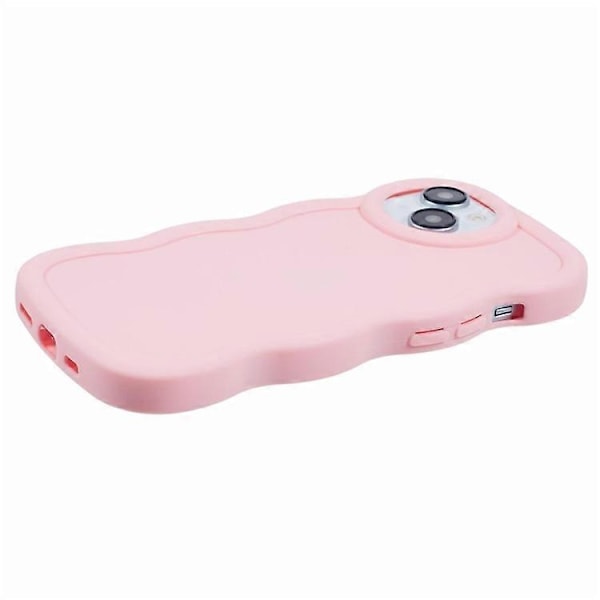 WANLONFENG XL -sarja iPhone 14 -puhelimelle Aaltoileva reunus TPU-kuori karkaistulla lasikalvolla Multicolor Style C