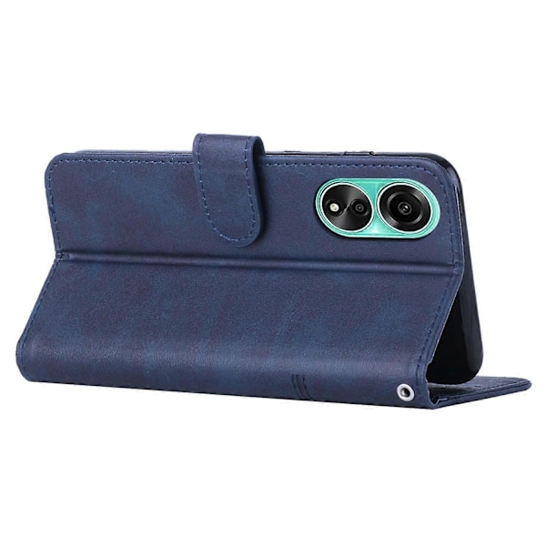 Til Oppo A58 4G Etui Stødsikkert Wallet PU Læder Stativ Magnetisk Telefon Cover Multicolor Style D