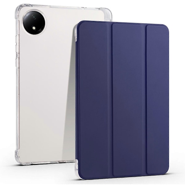 Fodral för Xiaomi Redmi Pad SE 4G 8,7 tum med pennhållare, tri-vikbart stativ, PU-läder + TPU-surfplattsskydd Multicolor Dark Blue