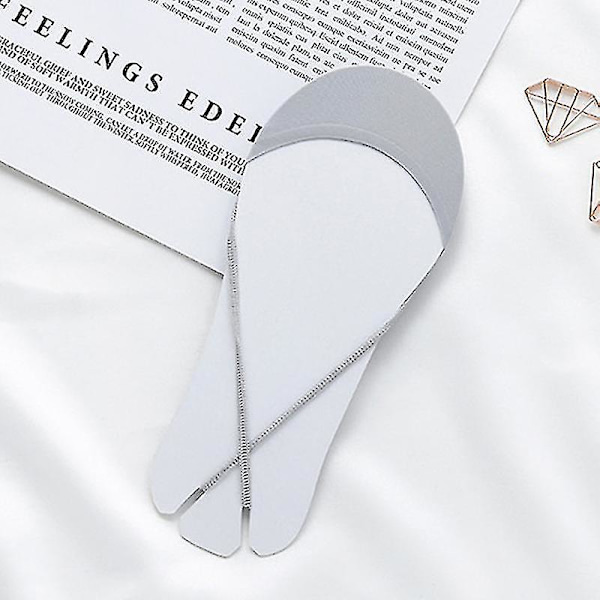 4 par slingback liner damstrumpa Framfot vadderad tåklädd Low Cut No Show strumpa Light Gray