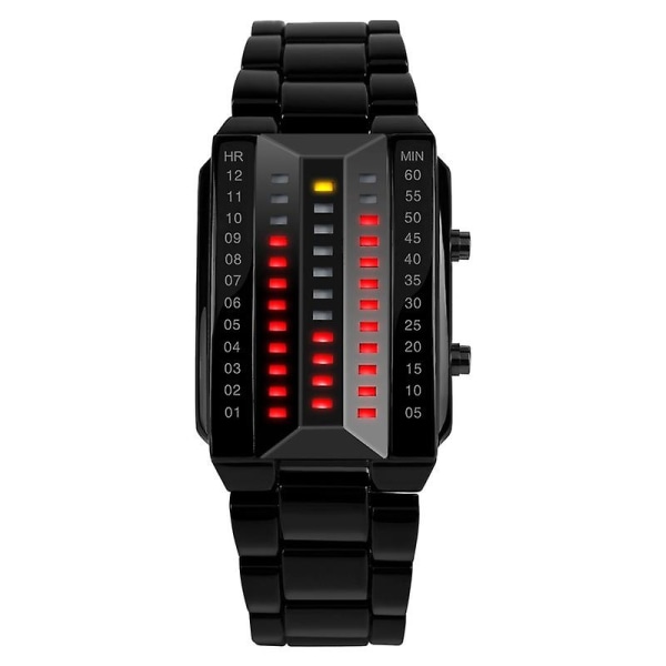 Skmei 1035 Ulkokäyttöön Tarkoitettu Vedenpitävä LED Digitaalikello Black