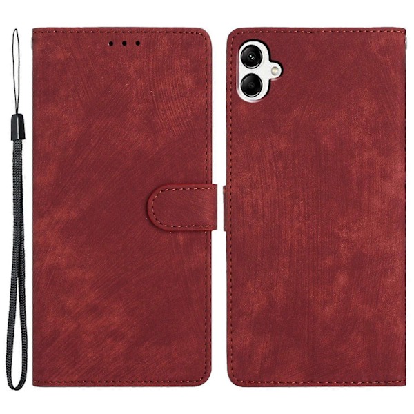 Til Samsung Galaxy A05 4G Etui PU Læder Foldbart Stativ Ensfarvet Telefoncover Multicolor Style G