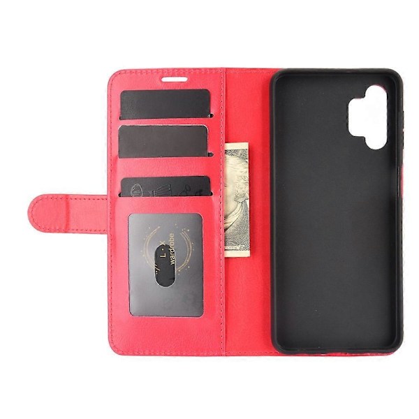 Wallet Design Læder Cover Stand Case til Samsung Galaxy A32 5G/M32 5G Multicolor Style A
