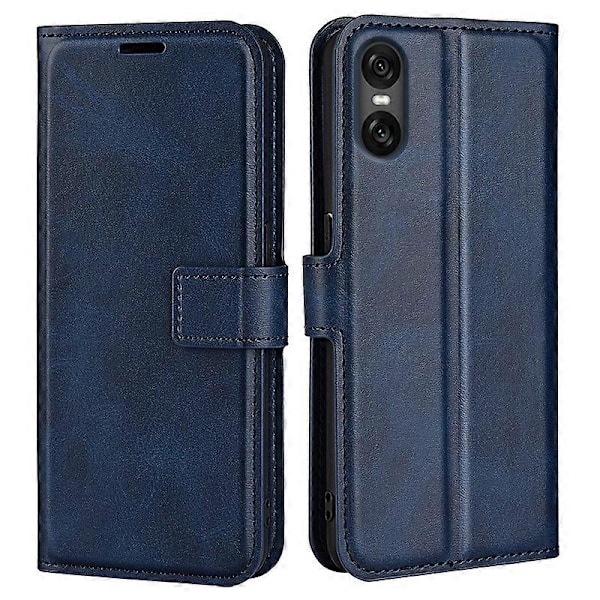 Plånboksfodral för Sony Xperia 10 VI, kalvtextur läder telefonfodral Multicolor Style E