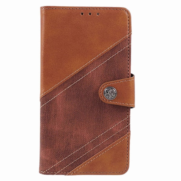 För iPhone 15 Pro Fodral Splitsad PU Läder Flip Omslag Plånbok Mobilskal