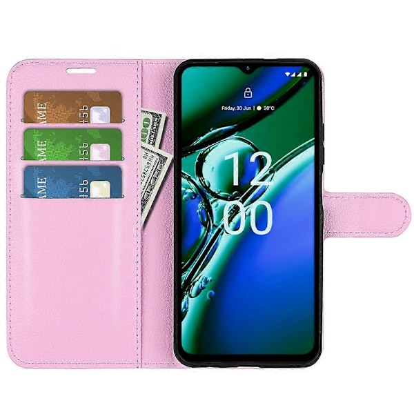 Til Nokia G42 Litchi Tekstur Telefon Stand Cover PU Læderpung Anti-ridse Etui Multicolor Style C