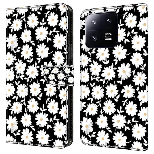 Wallet Case til Xiaomi 13 Pro 5G Etui Mønsterprint Læder Flip Telefon Cover Multicolor Style H