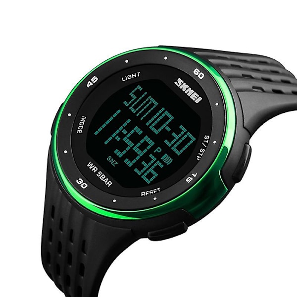 Skmei 1219 Men Multi-function Electronic Watch Grön Green
