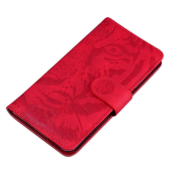 Fodral för Samsung Galaxy A06 Tiger Prägling Läder Plånbok Telefonskydd Multicolor Style E