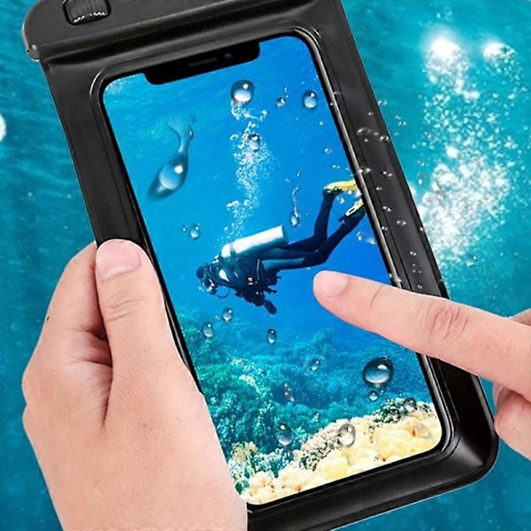 BZ009 Armbånd til 5,5-6,5 tommer telefon Vandtæt Touch Screen telefonetui med snor Multicolor Style A