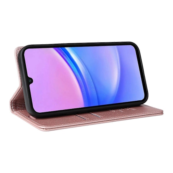 YIKATU YK-001 Fodral för Samsung Galaxy A26 5G/A16 4G Ställ Läder Telefonskal Stark Stängning Multicolor Rose Gold