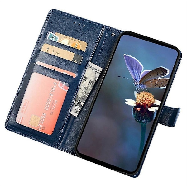 IDEWEI Honor 300 Ultra -kotelo, korttipaikat, nahkainen puhelinkotelo, Crazy Horse -kuvio Multicolor Brown