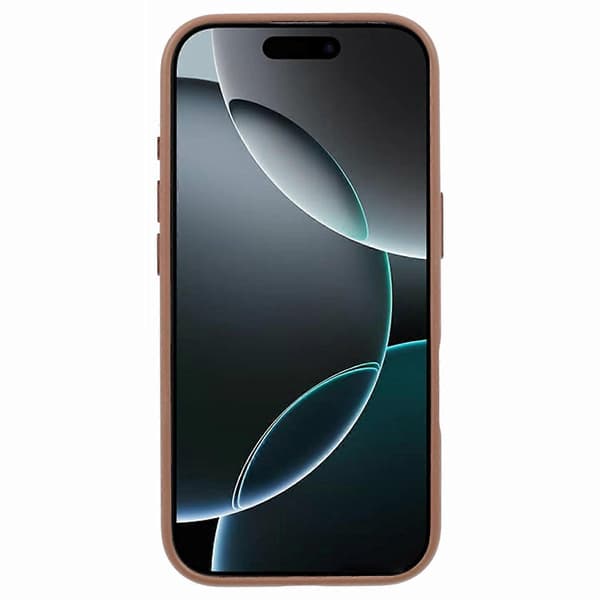 X-LEVEL Deksel til iPhone 16 Pro PU Lær Hard PC Bakside - Titanium Gull