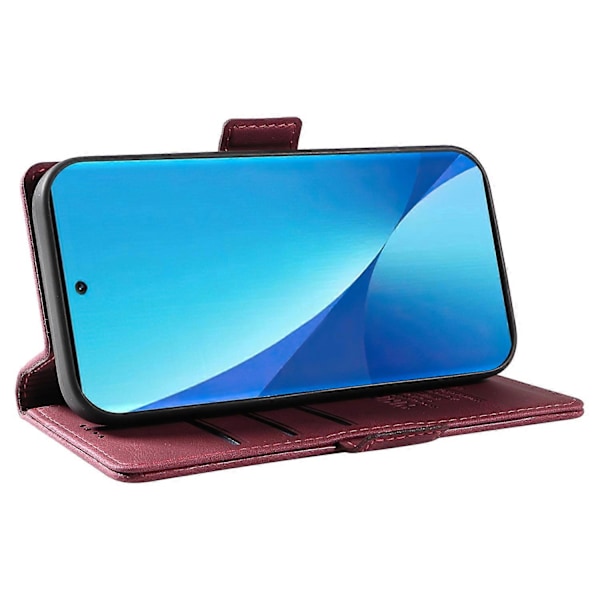 YIKATU YK-005 Xiaomi 12 Lite 5G -puhelimelle ihonmyötäinen PU-nahkainen suojakotelo jalustalla ja lompakolla Multicolor Style F