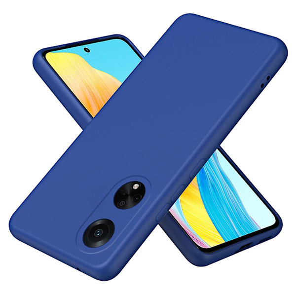 För Oppo A98 5g case Gummibelagt 2,2 mm Soft Liner Tpu cover Blue