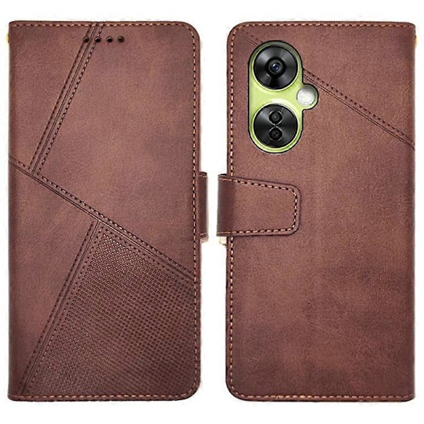 IDEWEI Etui til OnePlus Nord CE 3 Lite 5G/Nord N30 5G Kalvetekstur Tegnebog Telefon Læder Cover Multicolor Style B