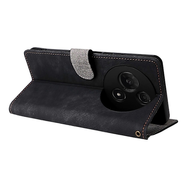 Til TCL 60 NxtPaper 4G Etui Wallet RFID-blokering PU Læder Telefon Cover Stativ med Rem Multicolor Black