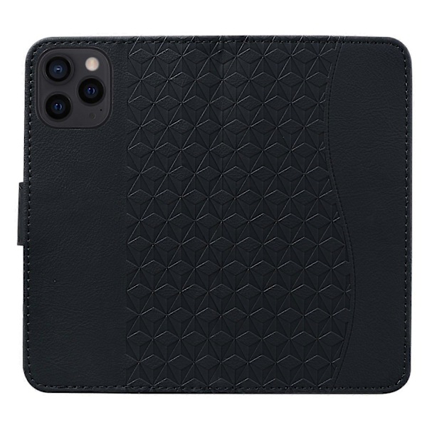 För iPhone 15 Pro Skal PU Läder Präglat Ställ Plånbok Telefonfodral Multicolor Style A