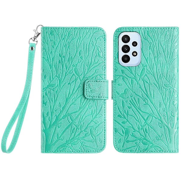 Læder Wallet Telefon Cover til Samsung Galaxy A33 5G Etui Stand Shell Multicolor Style B
