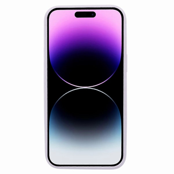 Til iPhone 14 Pro Silikone+PC Slim Cover Kompatibelt med MagSafe Logo Visning Stødsikkert Telefoncover Multicolor Style G