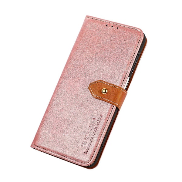 KHAZNEH Wallet Telefon Cover Til OnePlus 13R 5G/Ace 5 Pro 5G Stativ Læder Flip Cover Multicolor Rose Gold