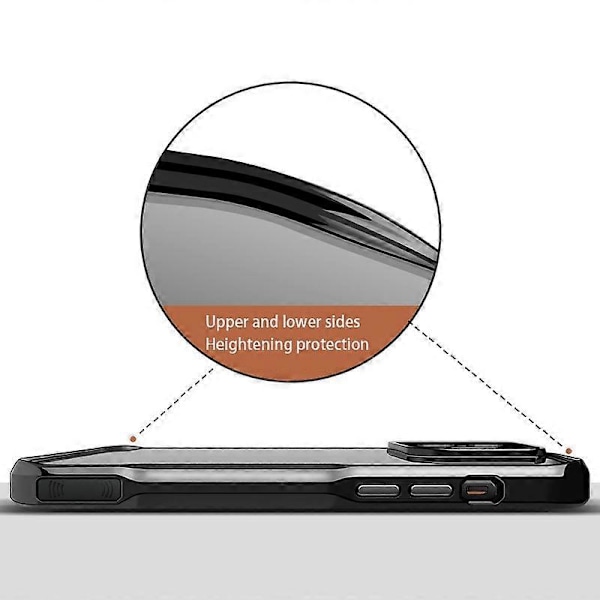NEWZONE Til iPhone 15 Pro Cover Elektroplettering TPU+Akryl Faldsikker Bagside Multicolor Titanium Silver