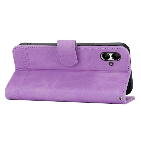 DIERFENG DF-03 Samsung Galaxy A05 4G -puhelinkotelo PU-nahkaa, jalustalla ja lompakolla Multicolor Style A