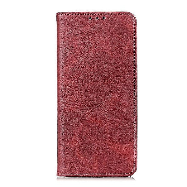 Splitlæder Auto-absorberende Wallet Stand Shell Telefon Cover til Xiaomi Redmi Note 11 4G